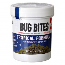Fluval Bug Bites Tropical Formula Granules for Medium-Large Fish - 1.59 oz - EPP-XA6578 | Fluval | 2046