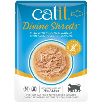 Catit Divine Shreds Tuna with Chicken and Wakame - 2.65 oz - EPP-XC4688 | CatIt | 1930