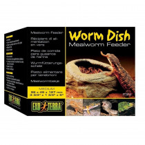 Exo-Terra Worm Dish - Mealworm Feeder - (5L x 5"W x 6.1"H) - EPP-XPT2816 | Exo-Terra | 2112"