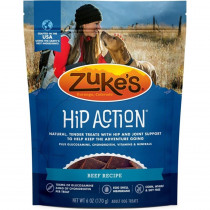 Zukes Hip Action Hip & Joint Supplement Dog Treat - Roasted Beef Recipe - 6 oz - EPP-ZK21111 | Zukes | 1996