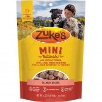 Zukes Mini Naturals Dog Treat - Savory Salmon Recipe - 1 lb - EPP-ZK33024 | Zukes | 1996