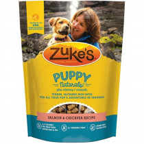Zukes Puppy Naturals Dog Treats - Salmon & Chickpea Recipe - 5 oz - EPP-ZK33084 | Zukes | 1996