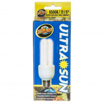 Zoo Med Aquatic Ultra Sun 6500K Compact Flourescent Daylight Bulb - 10 Watts (5 Bulb) - EPP-ZM05401 | Zoo Med | 2019"