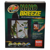 Zoo Med Nano Breeze Aluminum Screen Cage Habitat - 1 Pack (10L x 10"W x 12"H) - EPP-ZM09109 | Zoo Med | 2114"