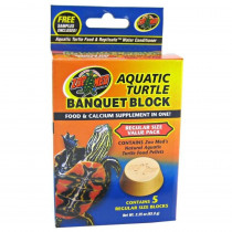 Zoo Med Aquatic Turtle Banquet Block - Regular (5 Pack) - EPP-ZM11051 | Zoo Med | 2144