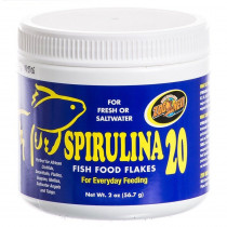 Zoo Med Spirulina 20 Flakes Fish Food - 2 oz - EPP-ZM26002 | Zoo Med | 2046