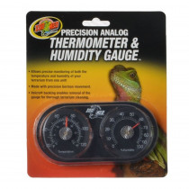 Zoo Med Precision Analog Thermometer & Humidity Gauge - Analog Thermometer & Humidity Gauge - EPP-ZM30022 | Zoo Med | 2145