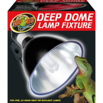 Zoo Med Deep Dome Lamp Fixture - Black - 160 Watts - EPP-ZM32170 | Zoo Med | 2140