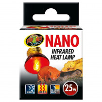 Zoo Med Nano Infrared Heat Lamp - 25 Watt - EPP-ZM33125 | Zoo Med | 2138