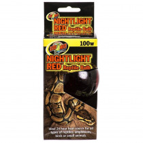 Zoo Med Nightlight Red Reptile Bulb - 100 Watts - EPP-ZM39100 | Zoo Med | 2135