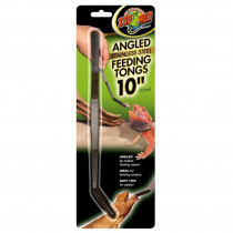 Zoo Med Angled Stainless Steel Feeding Tongs - 1 Pack - (10 Long) - EPP-ZM62211 | Zoo Med | 2138"