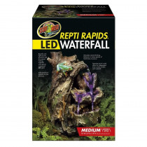 Zoo Med Repti Rapids LED Waterfall - Wood Style - Medium - (13W x 8"D x 10"H) - EPP-ZM91024 | Zoo Med | 2117"