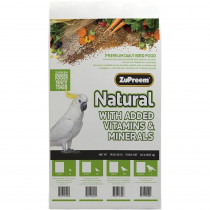 ZuPreem Natural Blend Bird Food - Cockatiel - Medium (20 lbs) - EPP-ZP92500 | ZuPreem | 1905