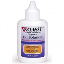 Zymox Enzymatic Ear Solution with Hydrocortisone for Dog and Cat - 1.25 oz - EPP-ZY21125 | Zymox | 1963