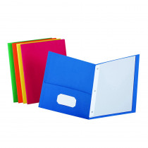 ESS57713 - Twin Pocket Portfolios Box Of 25 W/ Fasteners in Folders