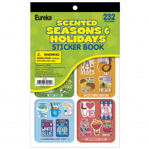 Seasons & Holidays Scented Stickerbook, 232 Stickers - EU-609623 | Eureka | Stickers