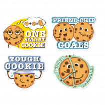 Jumbo Scented Stickers, Chocolate Chip Cookie, Pack of 12 - EU-628008 | Eureka | Stickers