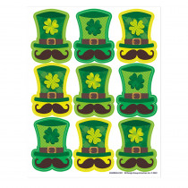 St. Pat's Hats Giant Stickers, Pack of 36 - EU-650804 | Eureka | Stickers