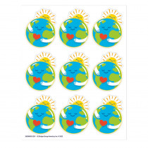 Earth Giant Stickers, Pack of 36 - EU-650805 | Eureka | Stickers