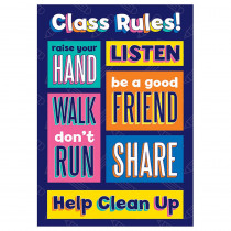 Class Rules Poster, 13 x 19" - EU-837548 | Eureka | Classroom Theme"