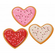 Heart Cookies Paper Cut-Outs, Pack of 36 - EU-841583 | Eureka | Accents