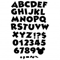 Mickey Mouse Throwback Black Deco Letters, 216 Characters - EU-845666 | Eureka | Letters
