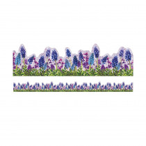 Curiosity Garden Die-Cut Floral Extra Wide Deco Trim, 37 Feet - EU-846339 | Eureka | Border/Trimmer