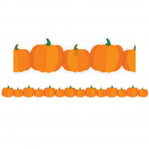 Pumpkins Extra Wide Deco Trim, 37 Feet - EU-846349 | Eureka | Border/Trimmer