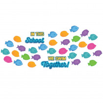 Seas the Day We Swim Together Mini Bulletin Board Set, 36 Pieces - EU-847834 | Eureka | Classroom Theme