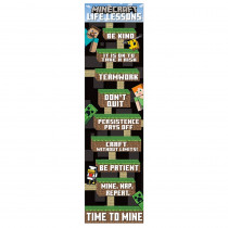 Minecraft Life Lessons Banner, 12 x 45" - EU-849347 | Eureka | Banners"