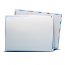 Dry Erase Learning Mat, Two-Sided Plain, 9" x 12", Pack of 24 - FLP20159 | Flipside | Dry Erase Sheets