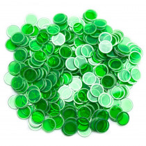 300 Pack Green Magnetic Bingo Chips