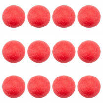 Pack of 12 Red Textured Foosballs
