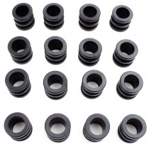 Pack of 16 Hard Rubber Bumpers for Standard Foosball Tables