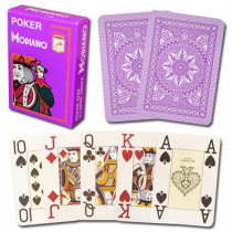 Modiano Cristallo Poker Size, 4 PIP Jumbo Purple