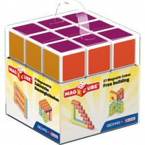 GMW128 - Magicube - 27 Piece Multicolored Free Building Set in Blocks & Construction Play