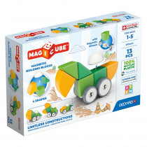 Magicubes Shapes Recycled, 13 Pieces - GMW202 | Geomagworld Usa Inc | Blocks & Construction Play