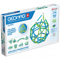 Geomag Green Line Color, 142 Pieces - GMW274 | Geomagworld Usa Inc | Blocks & Construction Play