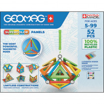 Supercolor Recycled, 52 Pieces - GMW378 | Geomagworld Usa Inc | Blocks & Construction Play