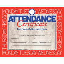 H-VA580 - Certificates Attendance 30/Pk 8.5 X 11 in Certificates