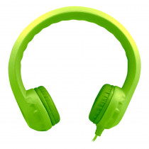 HECKIDSGRN - Green Indestructible Foam Headphone Flexphone in Headphones