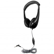 Motive8 Mid-Sized Multimedia Headphone with In-line Volume Control - HECM8BK1 | Hamilton Electronics Vcom | Headphones
