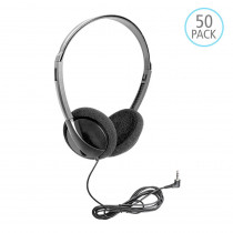 Personal Economical Headphones, 50 Pack - HECPER50 | Hamilton Electronics Vcom | Headphones