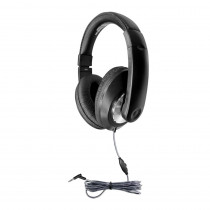 Smart-Trek Deluxe Stereo Headphone with In-Line Volume Control & 3.5mm TRS Plug - HECST1BK | Hamilton Electronics Vcom | Headphones