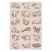 Ink 'n' Stamp Fun Animals Stamps, Set of 18 - HOALL411 | Hero Arts | Stamps & Stamp Pads