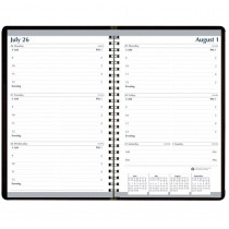 Weekly Calendar Academic Planner, Horizontal Format, Black, 5" x 8", July-July - HOD27702 | House Of Doolittle | Calendars