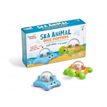 Sea Animal Dice Poppers, Set of 2 - HTM95388 | Learning Resources | Dice