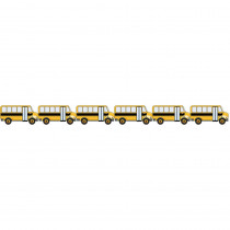 School Bus Die Cut Border, 12 Strips/36 Feet - HYG33660 | Hygloss Products Inc. | Border/Trimmer