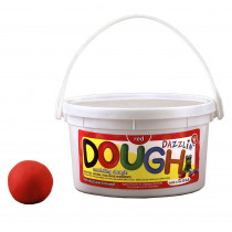 HYG48301 - Dazzlin Dough Red 3 Lb Tub in Dough & Dough Tools