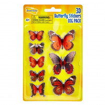 3D Butterfly Stickers BIG PACK - ILP3801 | Insect Lore | Stickers